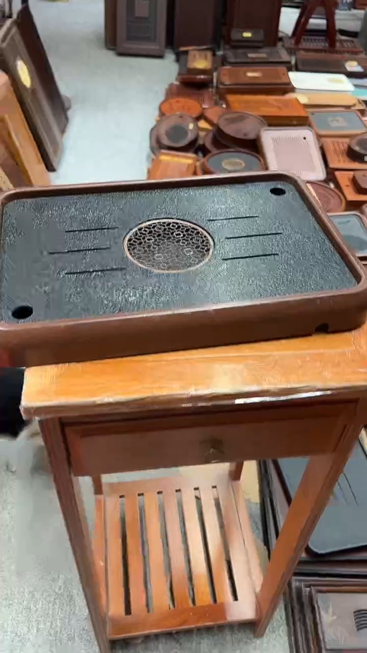 新品福利石材长39CM*宽26CM茶盘送管