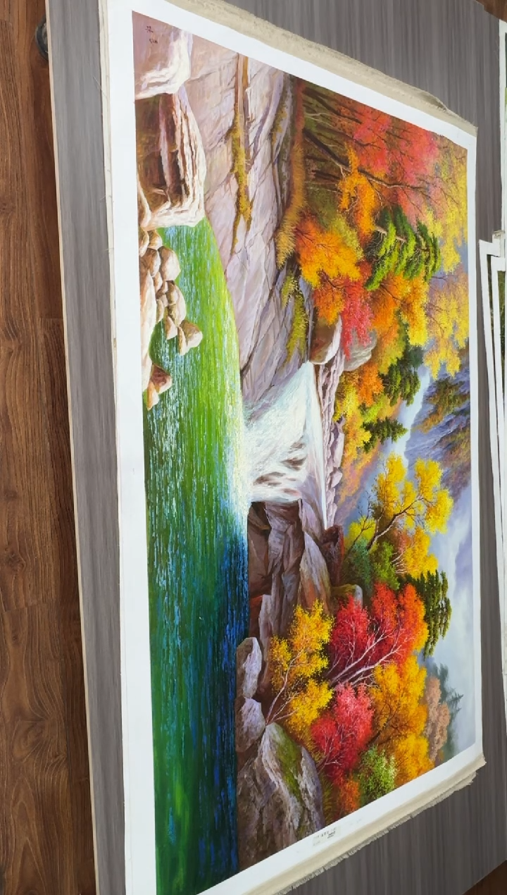 油画【133号】约1.6米丨朝鲜原创纯手绘孤品油画丨顺丰包邮