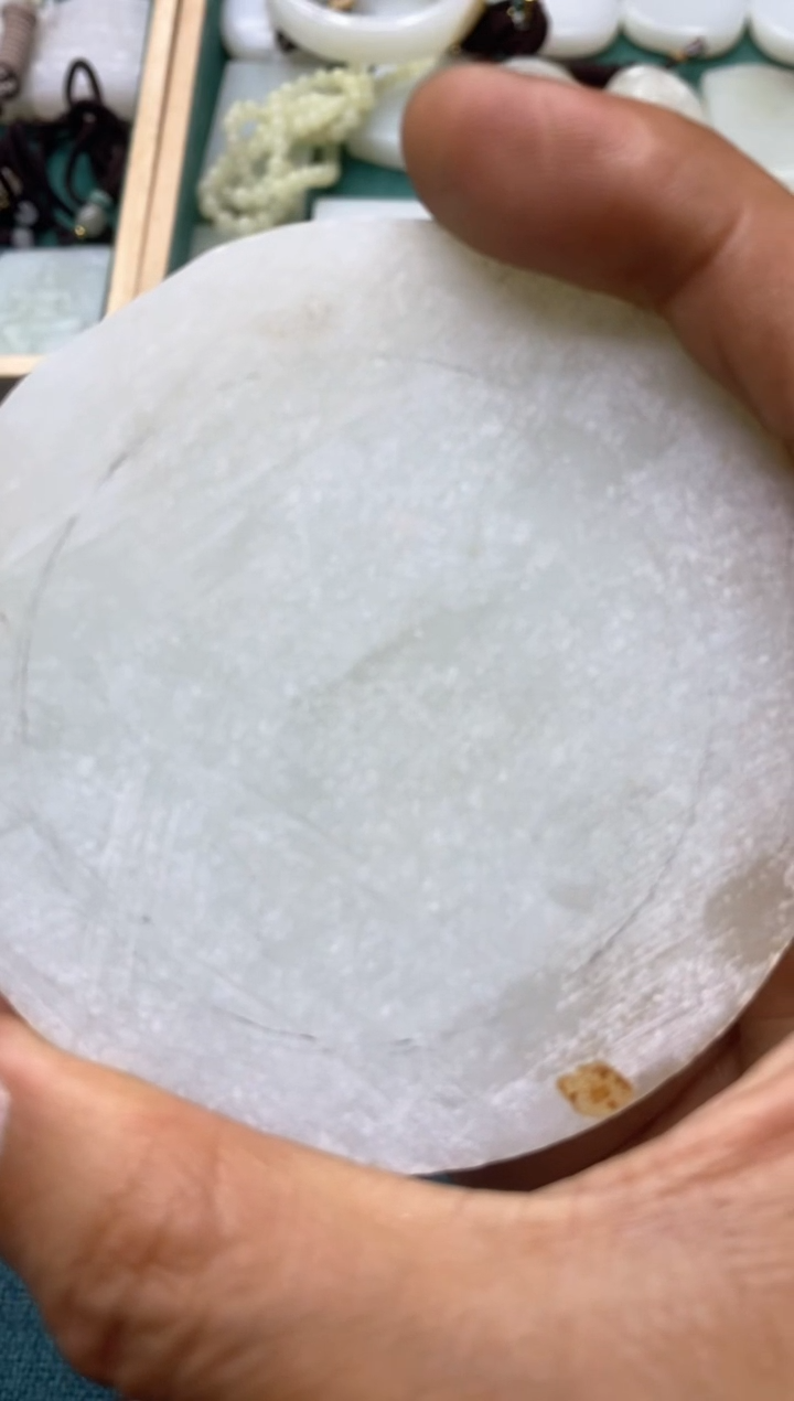 【闪购商品】定制和田玉定制40平安扣