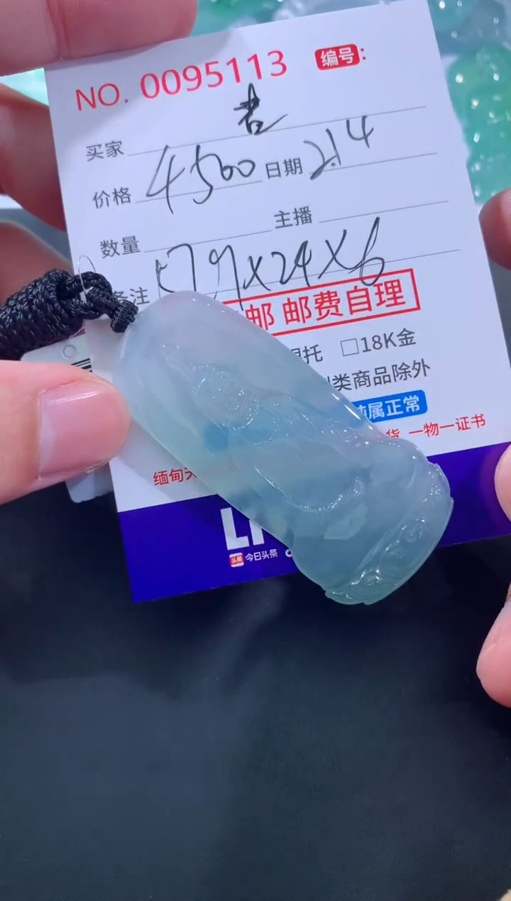 【闪购商品】翡翠颈饰未镶嵌書