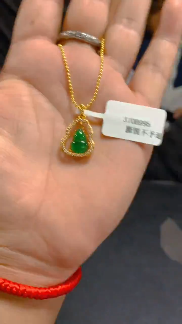 【闪购商品】翡翠吊坠(赠链)未镶嵌0061609210多样性发其一