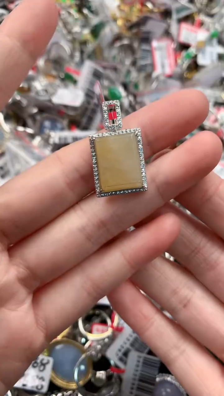 银S925镶嵌戒指翡翠777----3