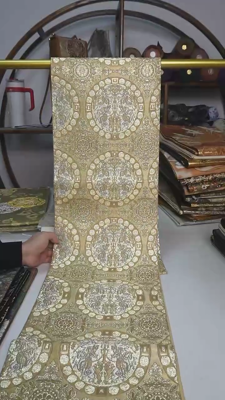 【闪购商品】织绣115西阵织六通狩猎纹