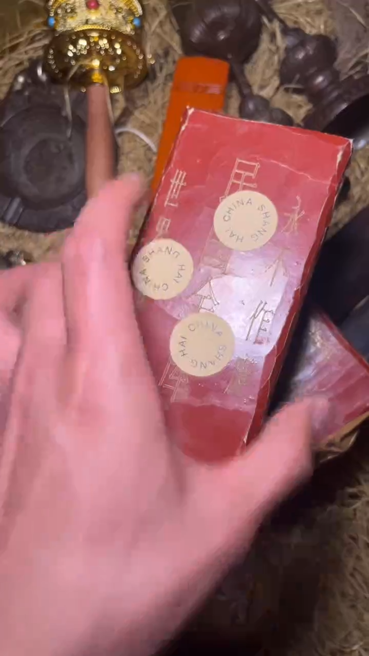 木摆件高端精美一件链接算盘