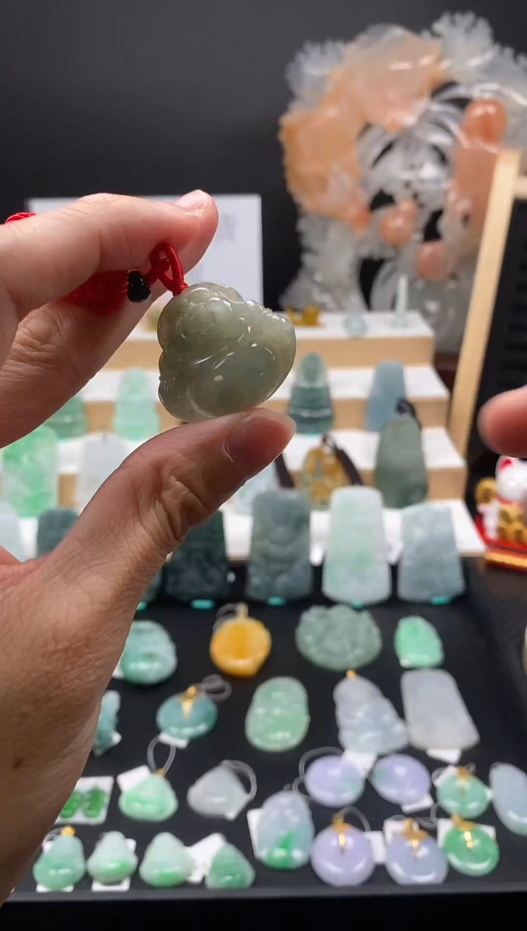 【闪购商品】翡翠颈饰未镶嵌60佛公