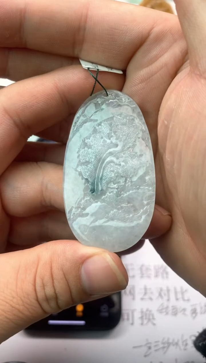 【闪购商品】翡翠颈饰未镶嵌天然A货翡翠