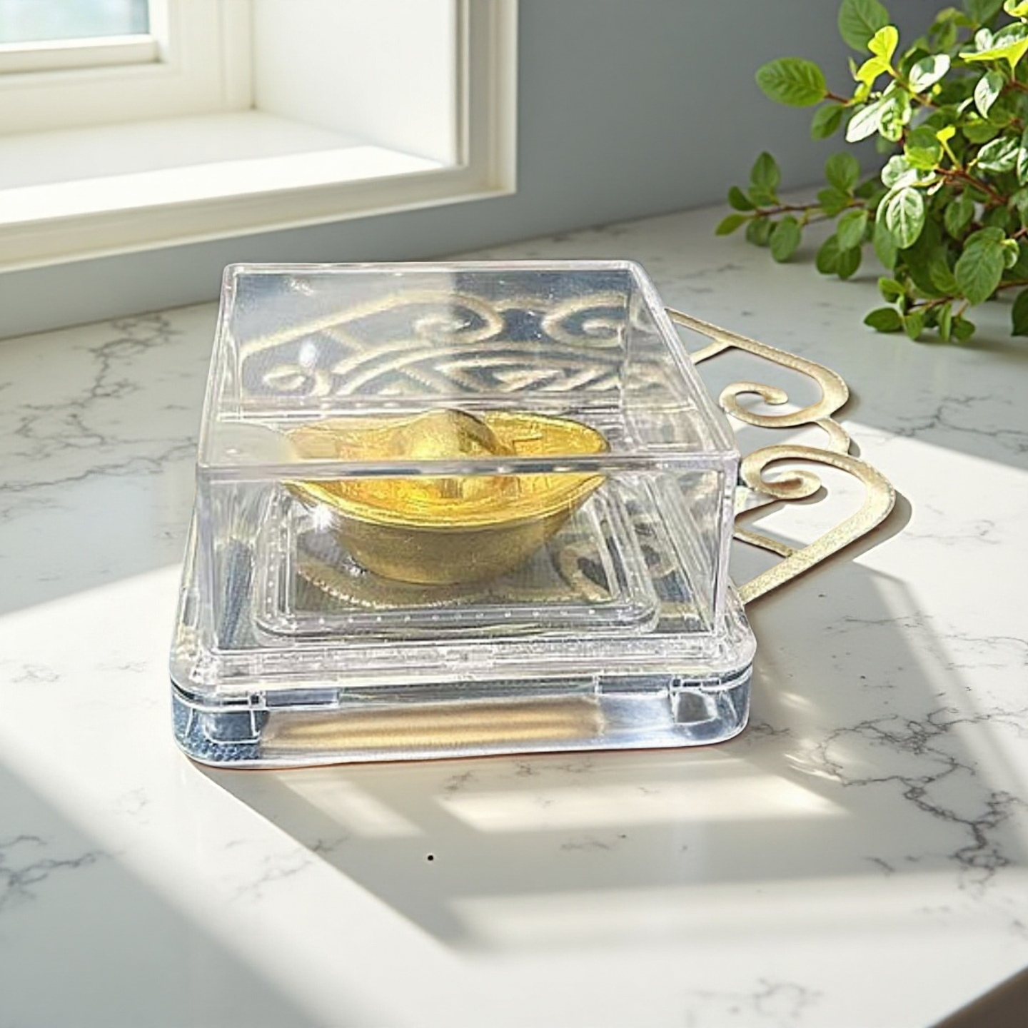 精美评级元宝礼盒 水晶礼盒包装G021