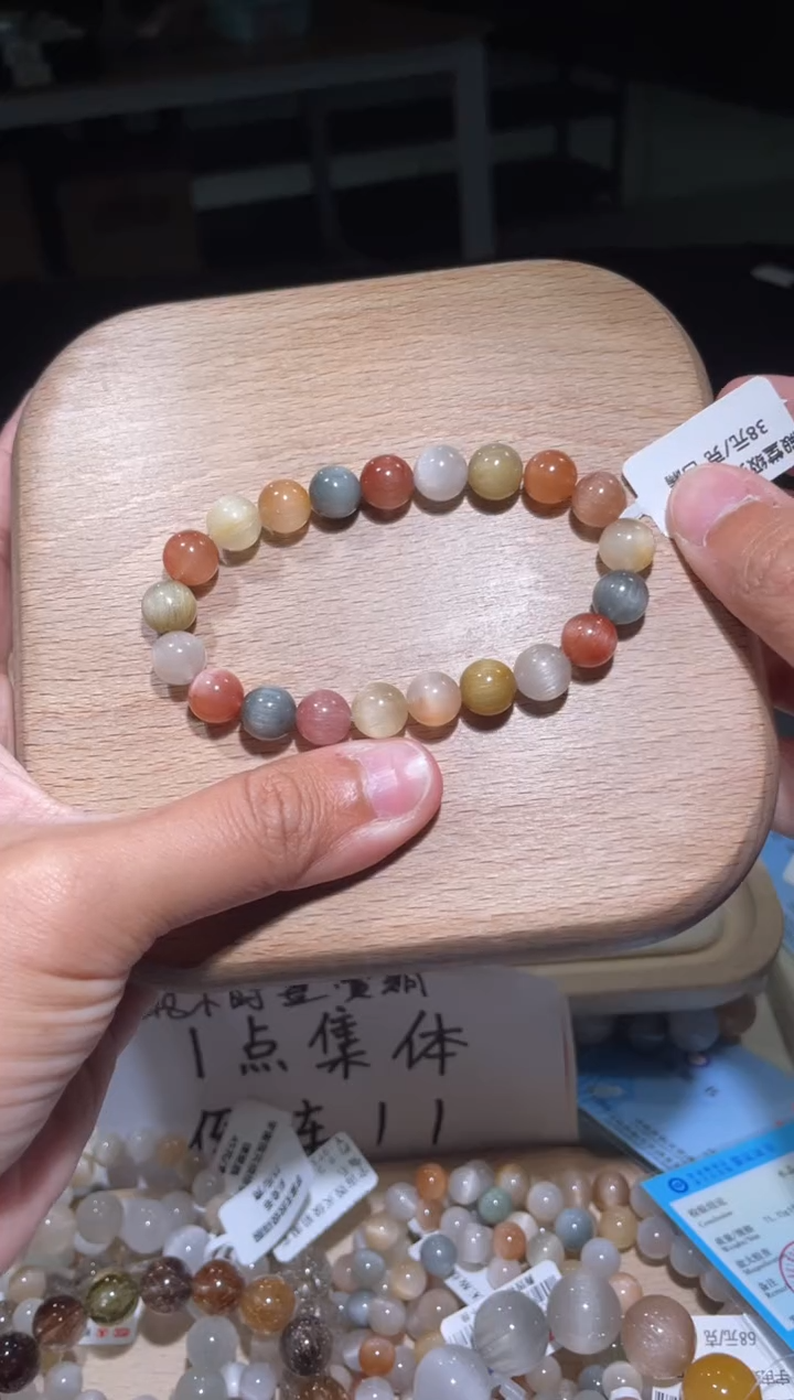 【闪购商品】水晶手链未镶嵌100号多样性发货一L 约9+