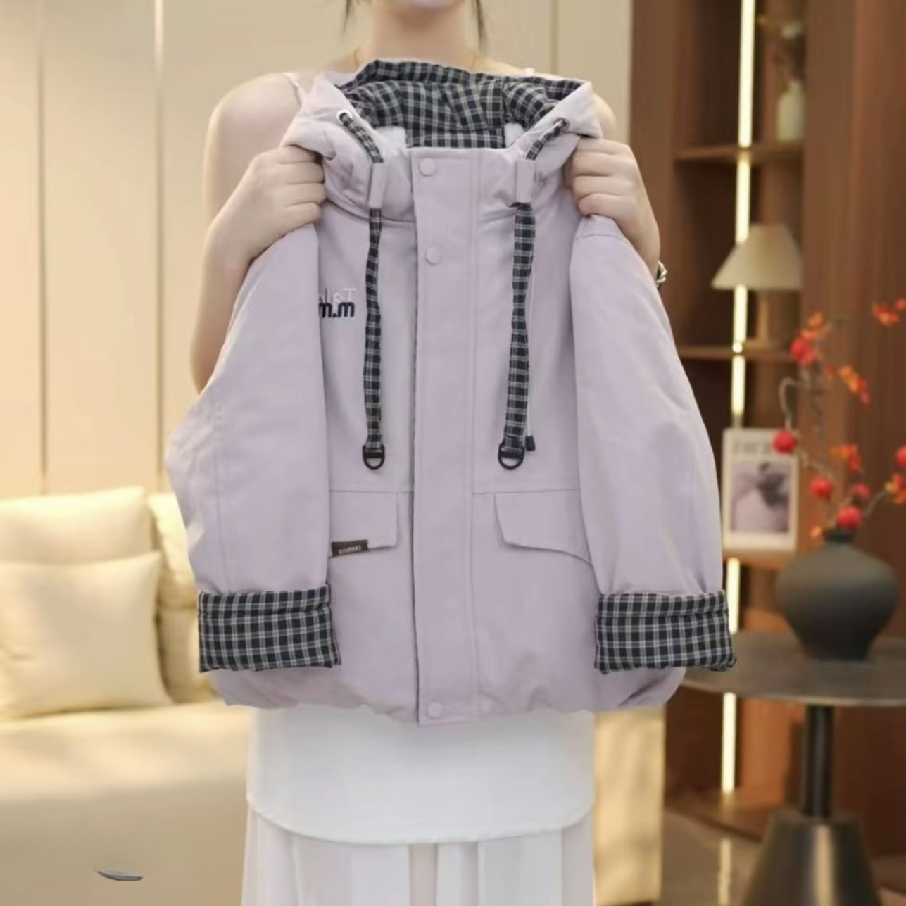 女童外套冬款2025新款儿童巨好看保暖上衣中大童女孩夹棉加绒衣服