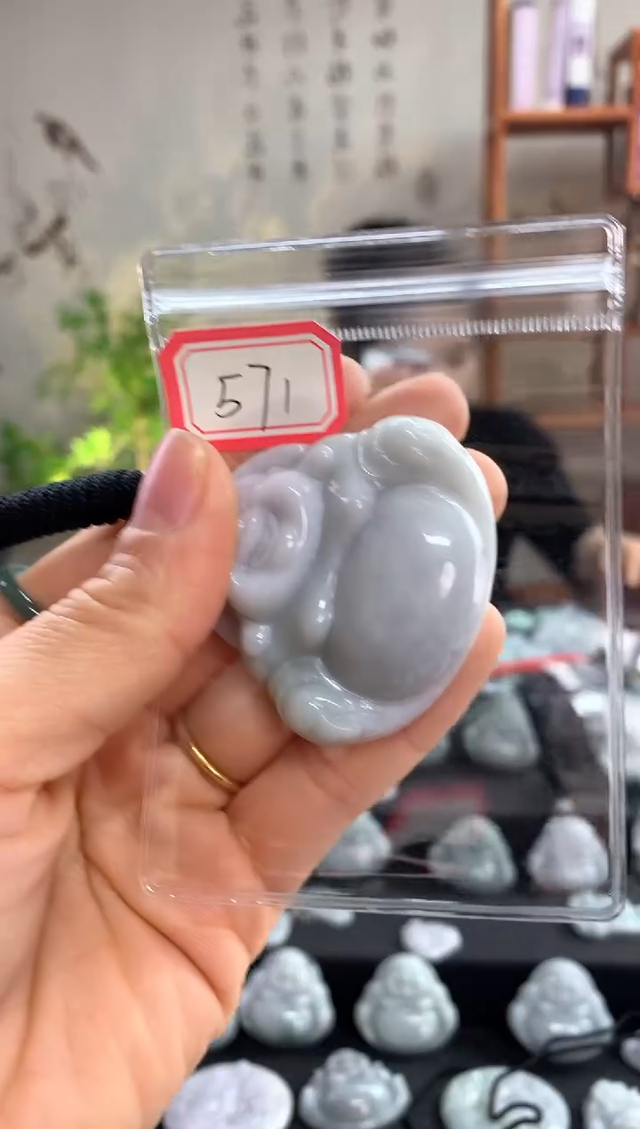 【闪购商品】翡翠颈饰未镶嵌佛公571