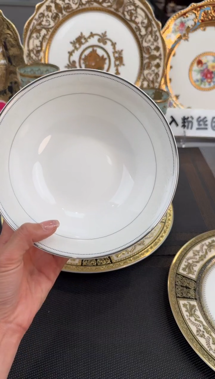 【闪购商品】瓷片7英寸水果碗2个福利款