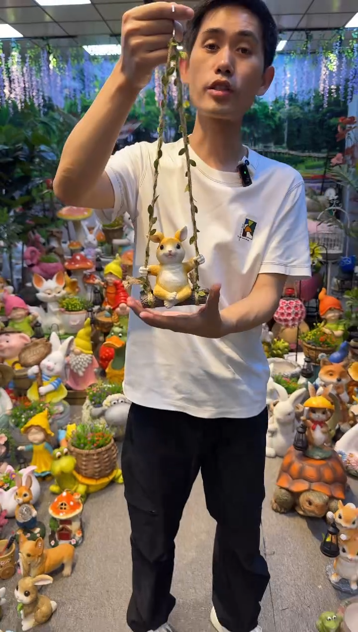 无花朵花园庭院摆件&00&