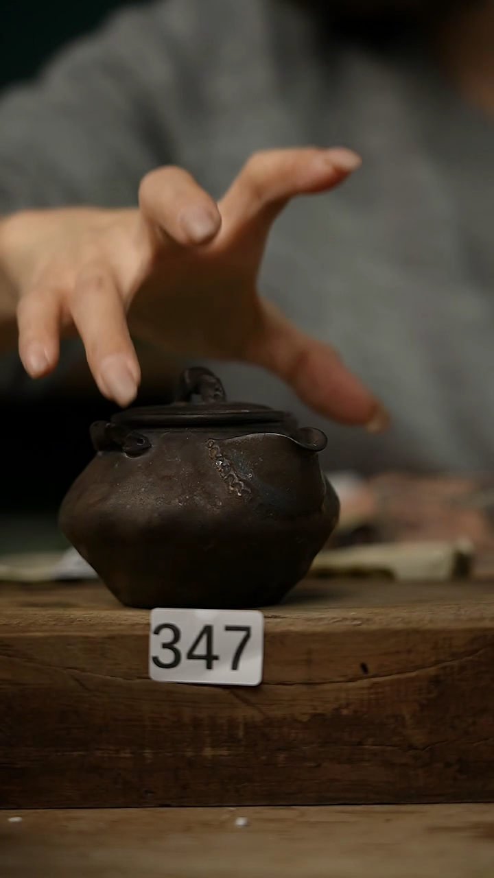 【闪购商品】瓷片设计师款黑宝瓶