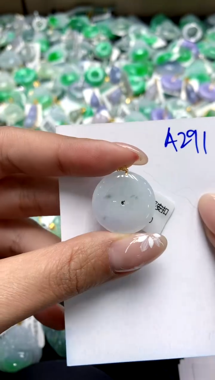 【闪购商品】翡翠颈饰18K金镶嵌111111111111111111