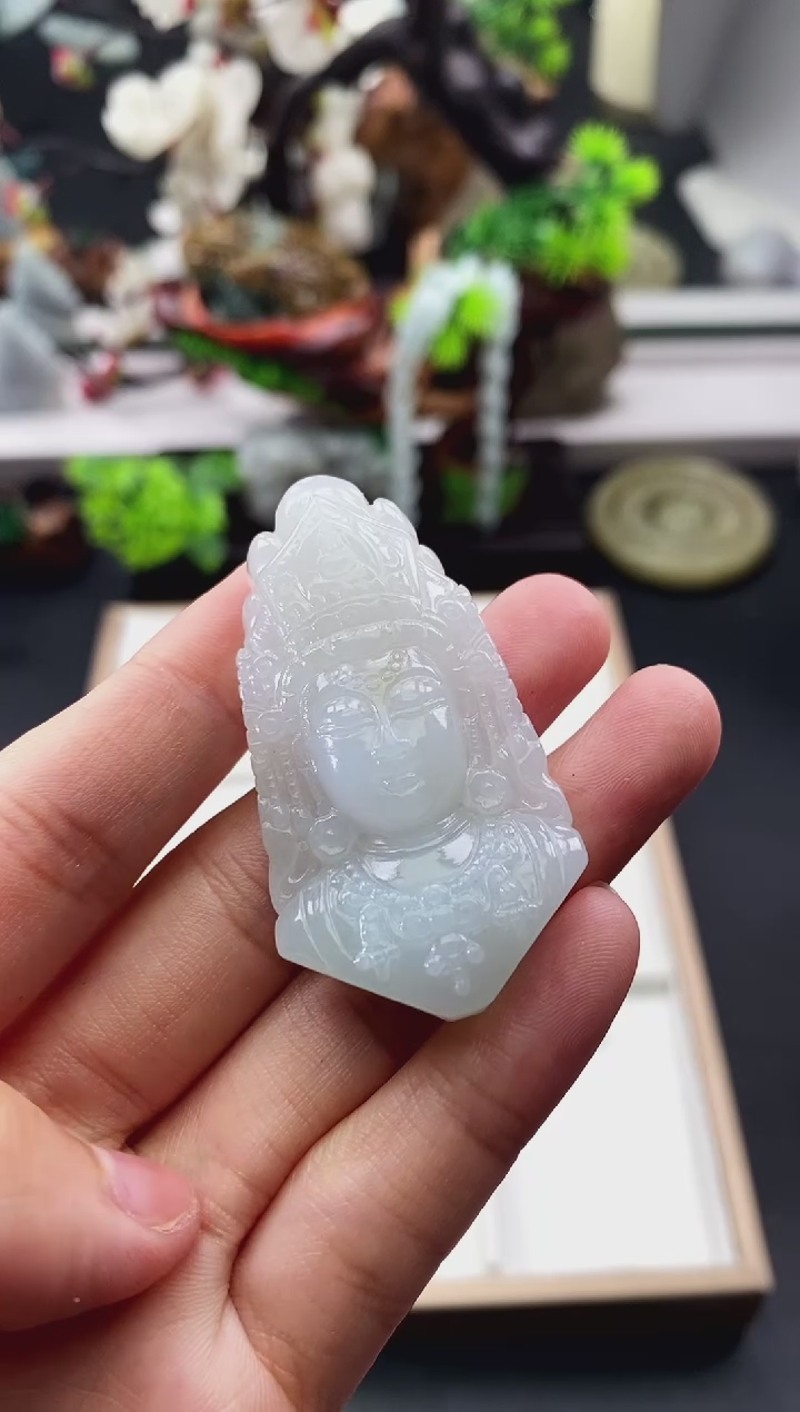 颈饰未镶嵌翡翠爱**生天然缅甸A货翡翠