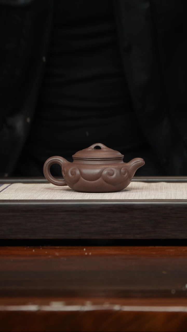 【闪购商品】紫砂茶壶仿古如意