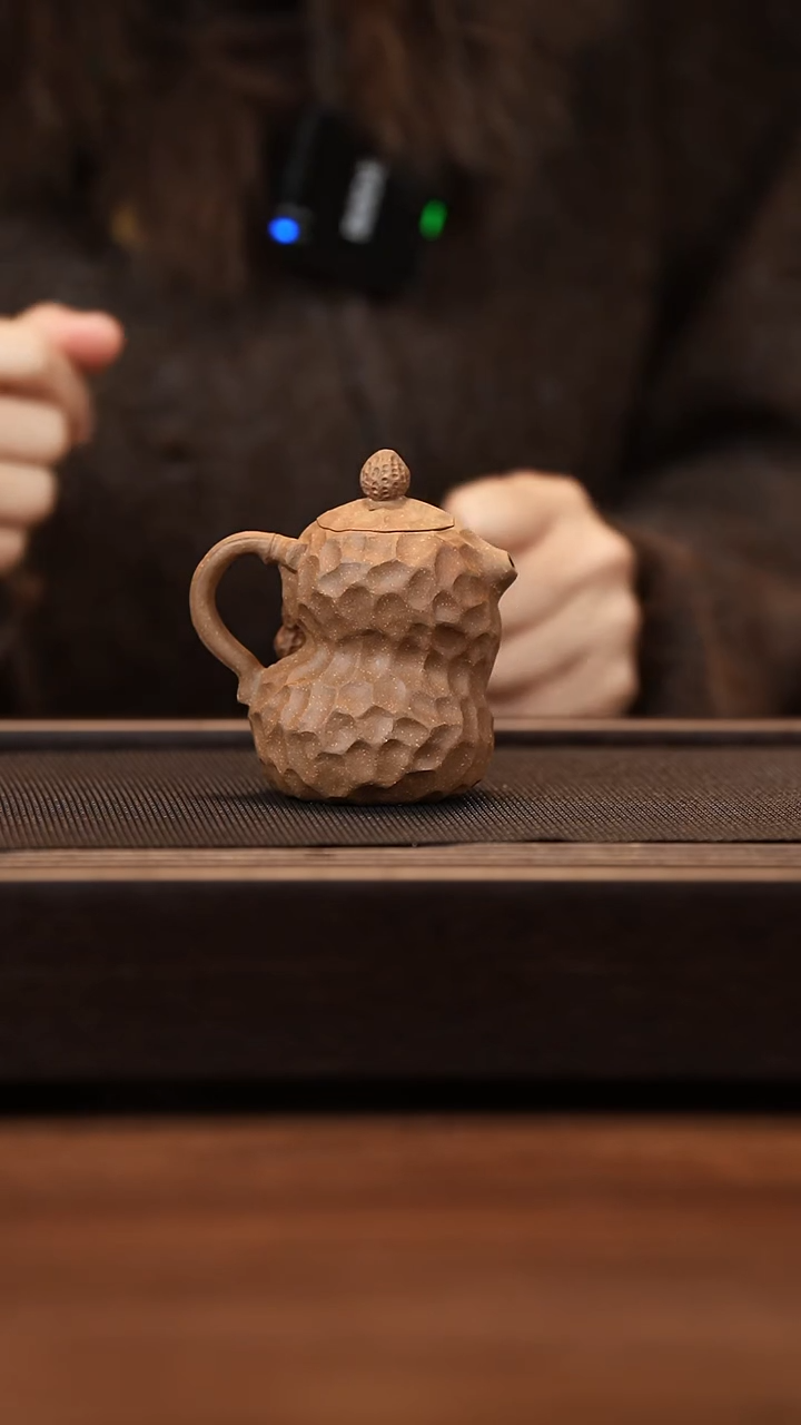 茶壶紫砂月亮紫砂 花生壶