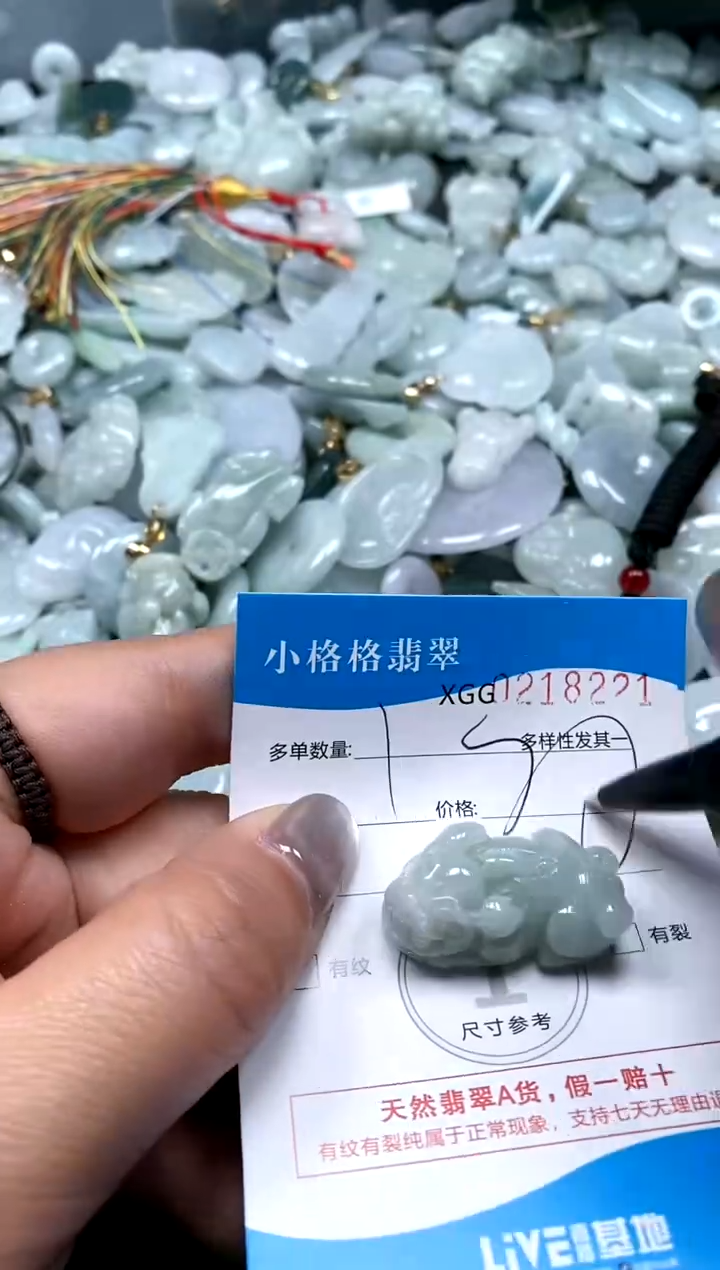 翡翠未镶嵌颈饰闪购商品0218221