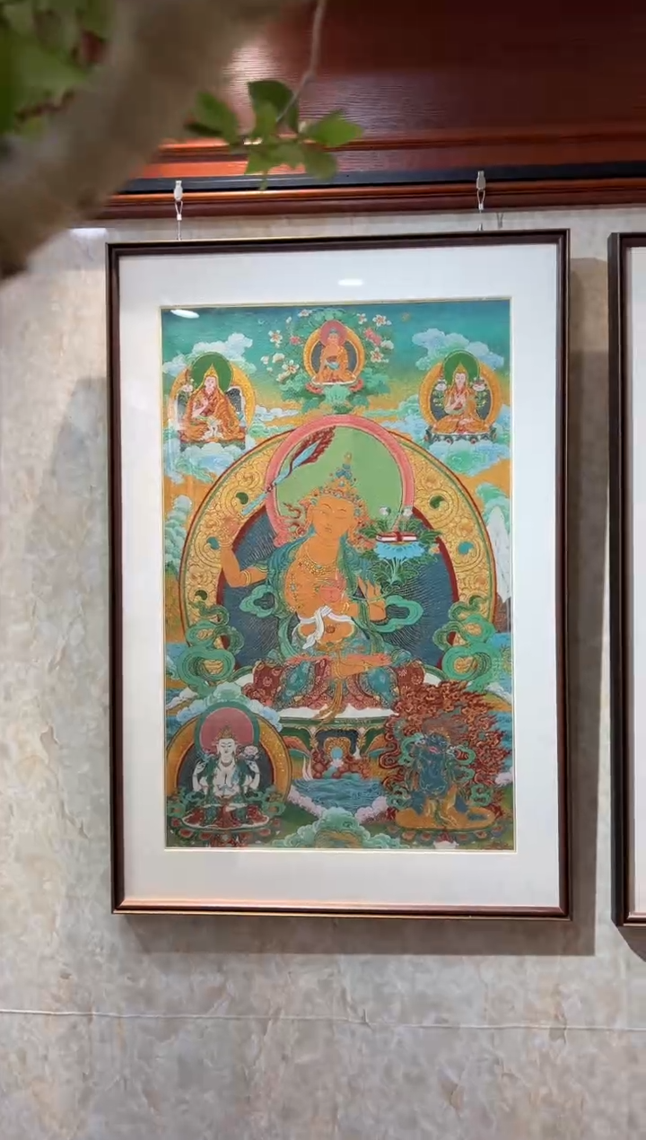 【闪购商品】昌化石印石锦丝绣文殊带框