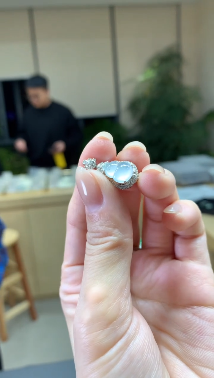 【闪购商品】翡翠颈饰18K金镶嵌|不退不换