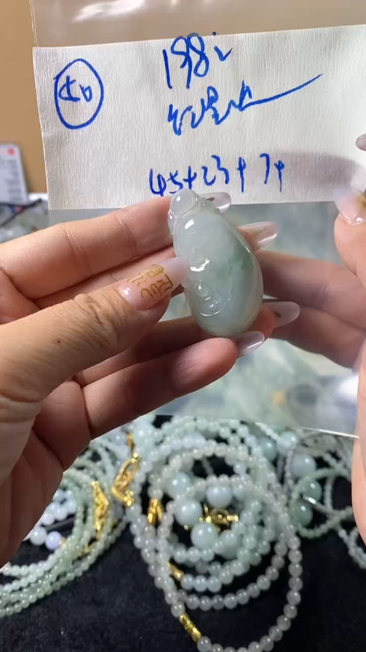 未镶嵌定制翡翠?***火208元50毛货需精抛光