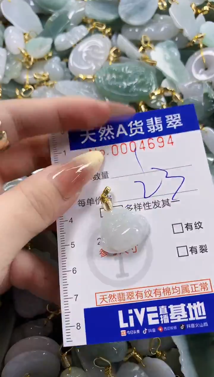 颈饰未镶嵌翡翠天然A货翡翠