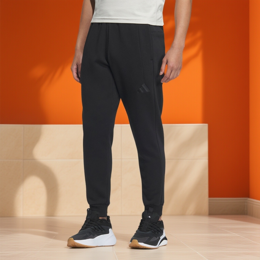 adidas/阿迪达斯正品M MH KN PT男士束脚针织加绒运动裤