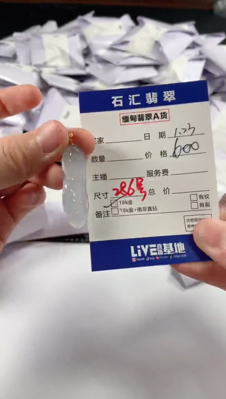 【闪购商品】翡翠颈饰18K金镶嵌11111111