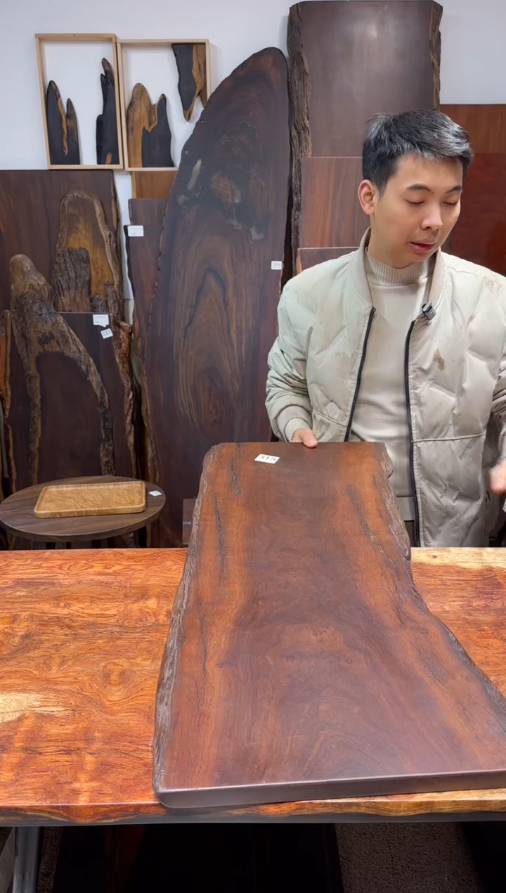 风车木（黑檀木）尺寸80*33*2.3编号315
