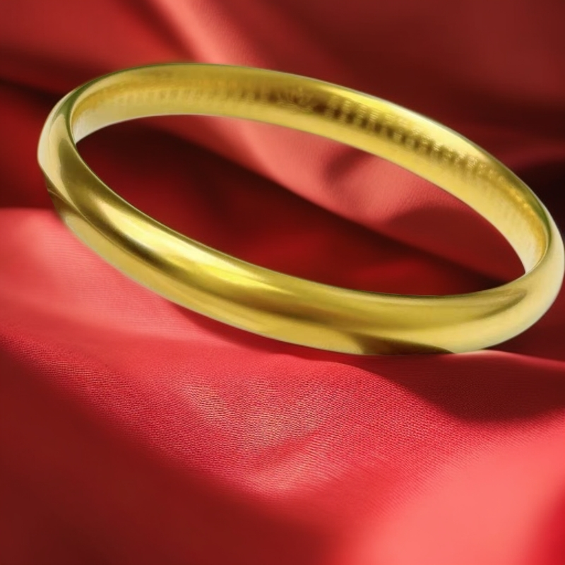 【小月亮】时尚古法泥鳅背心经合金手镯