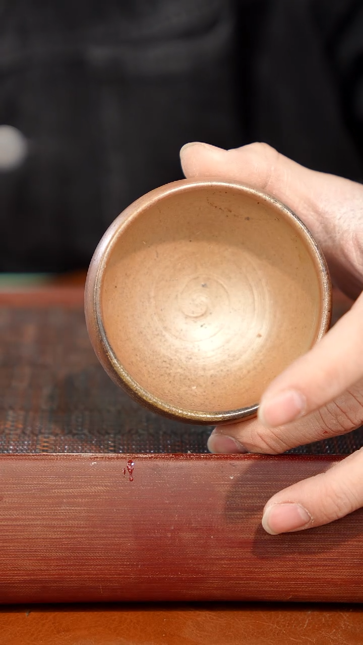 陶瓷奢瓷/瑞寅柴烧茶器（杯子）380微瑕