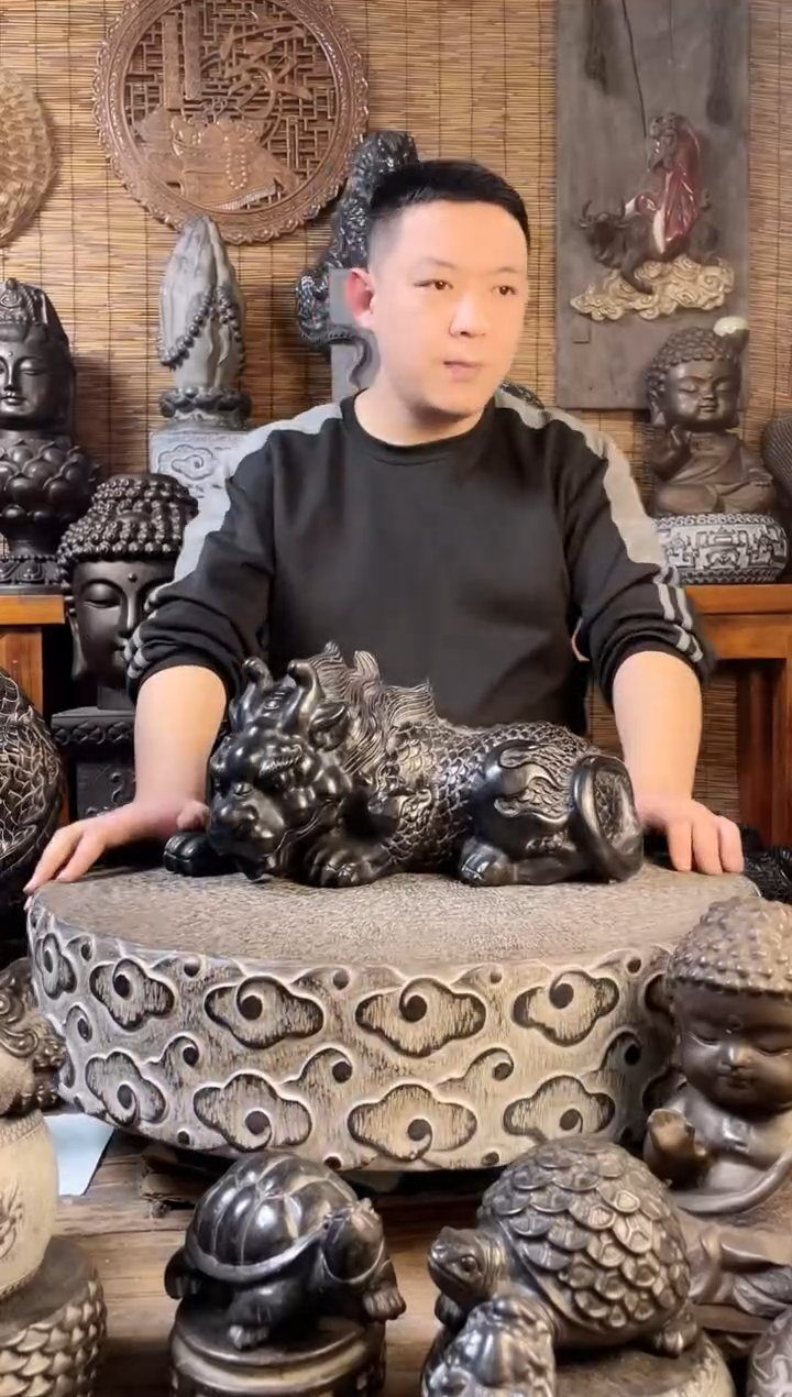 【闪购商品】40貔貅天然青石雕刻
