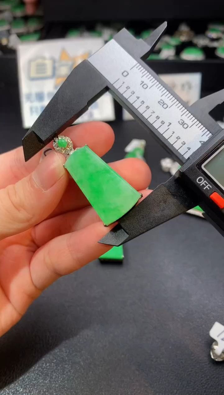 【闪购商品】翡翠颈饰银S925镶嵌翡翠