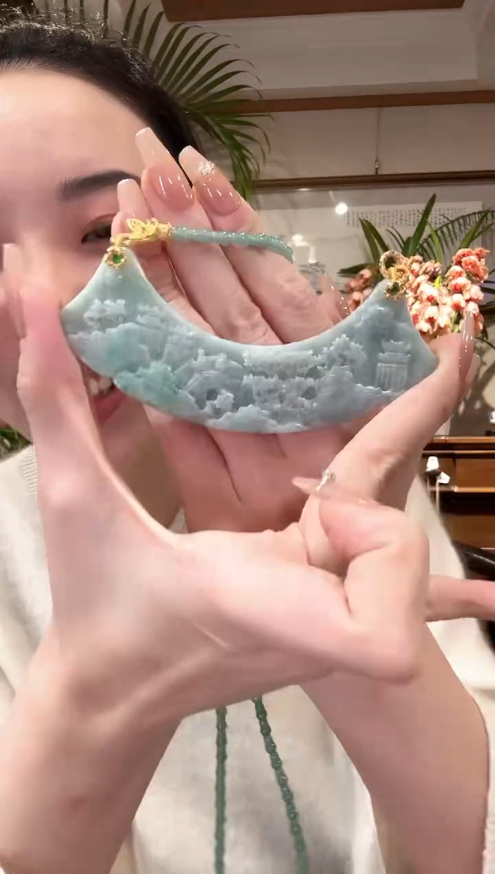 【闪购商品】翡翠颈饰未镶嵌国风