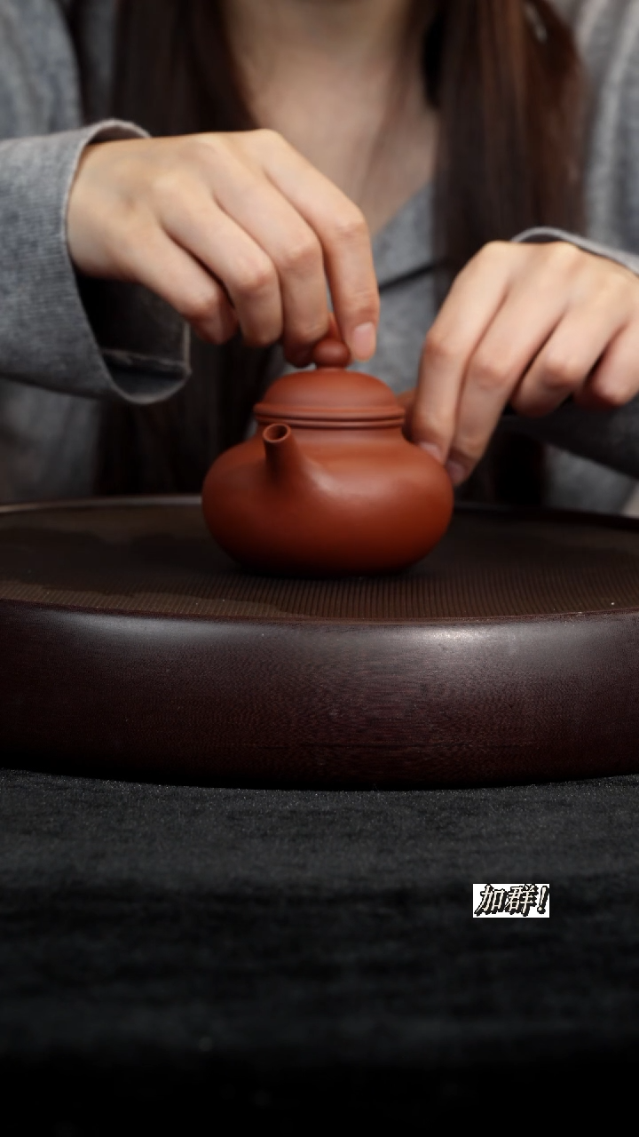 茶壶紫砂野山红泥容天160cc