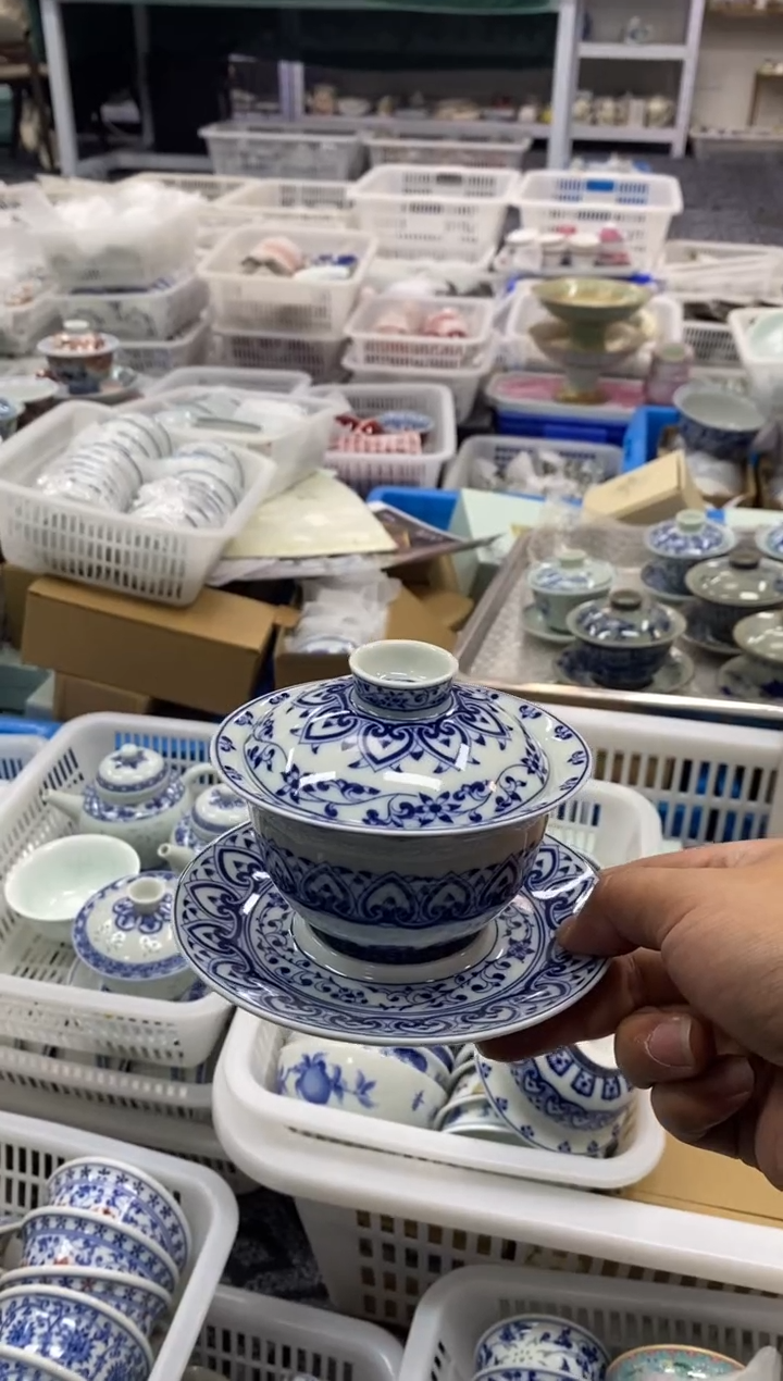 陶瓷景德陶瓷茶具容量约150