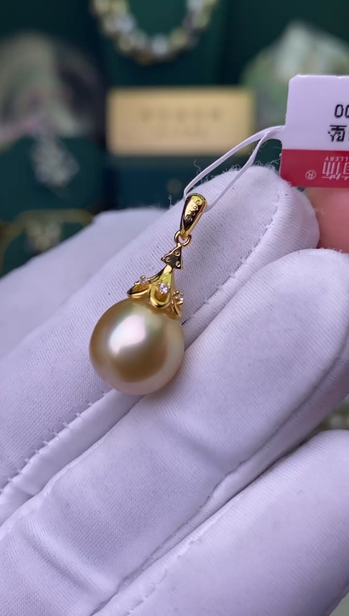 【闪购商品】海水珍珠颈饰银S925镶嵌11-12