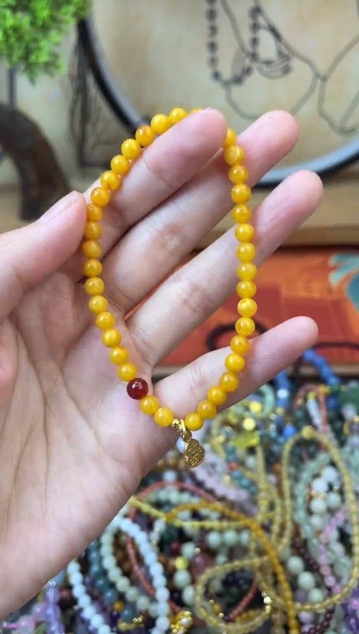 【闪购商品】蜜蜡手链未镶嵌179手串