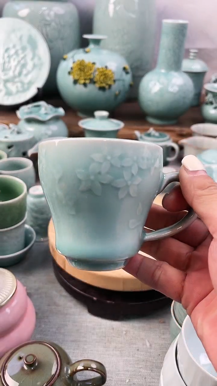【闪购商品】特价 微瑕 慧仙青瓷