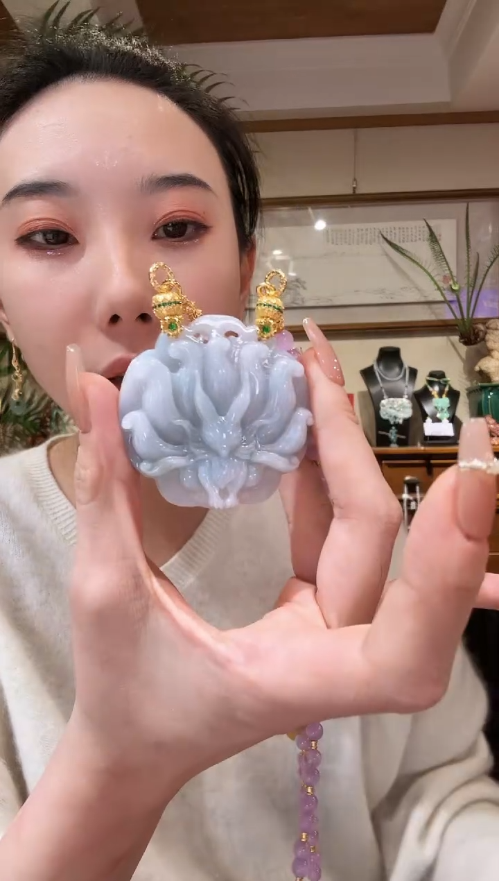 【闪购商品】翡翠颈饰未镶嵌国风