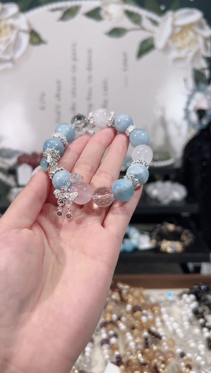 【闪购商品】水晶手链未镶嵌天然水晶默认微瑕 多样性发货发起一