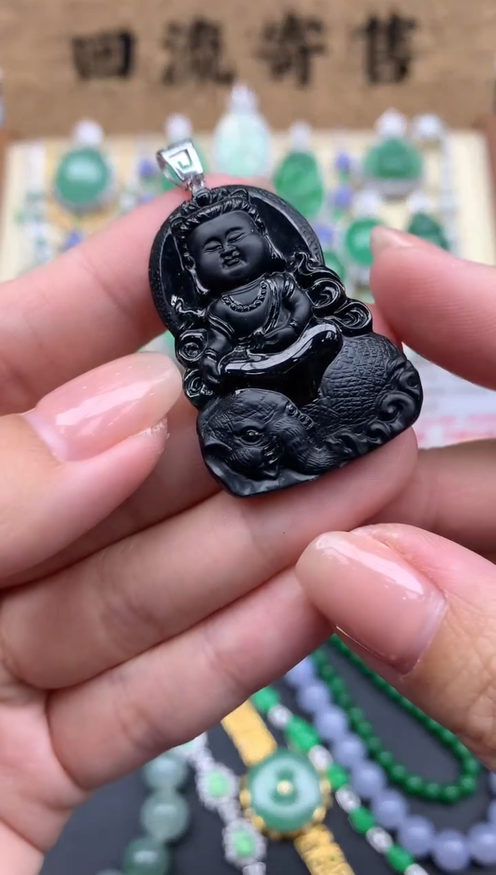 【闪购商品】翡翠颈饰18K金镶嵌422-中国好珍宝