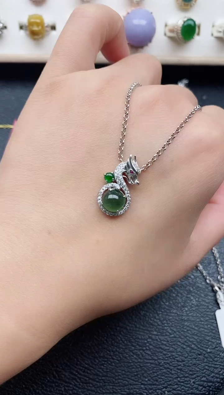 【闪购商品】翡翠戒指银S925镶嵌11111