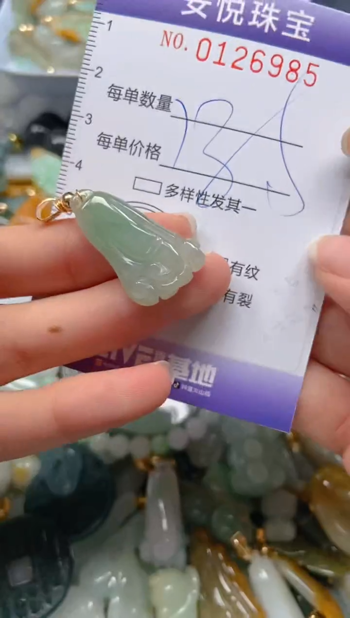 【闪购商品】翡翠颈饰未镶嵌闪购0126985