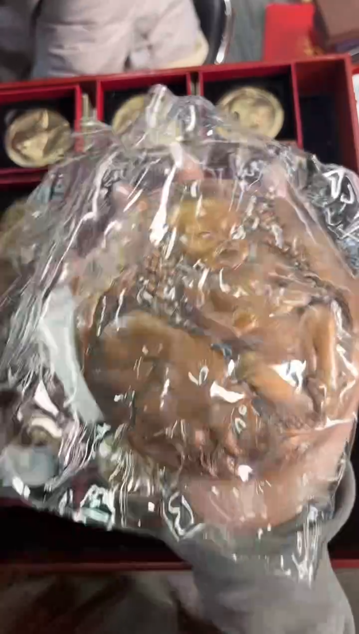 铜麒麟送子 纪念章