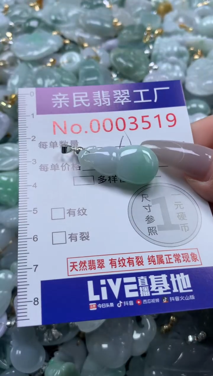 颈饰未镶嵌翡翠3519