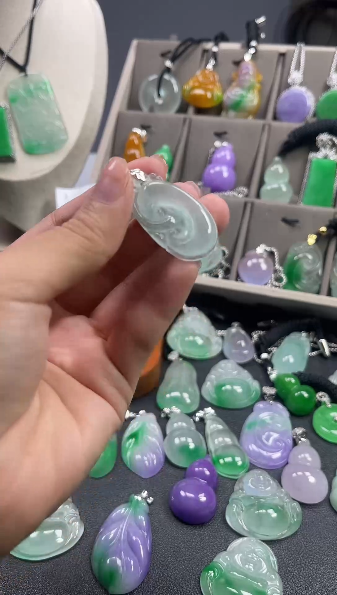 颈饰未镶嵌翡翠  所见即所得 一图一物
