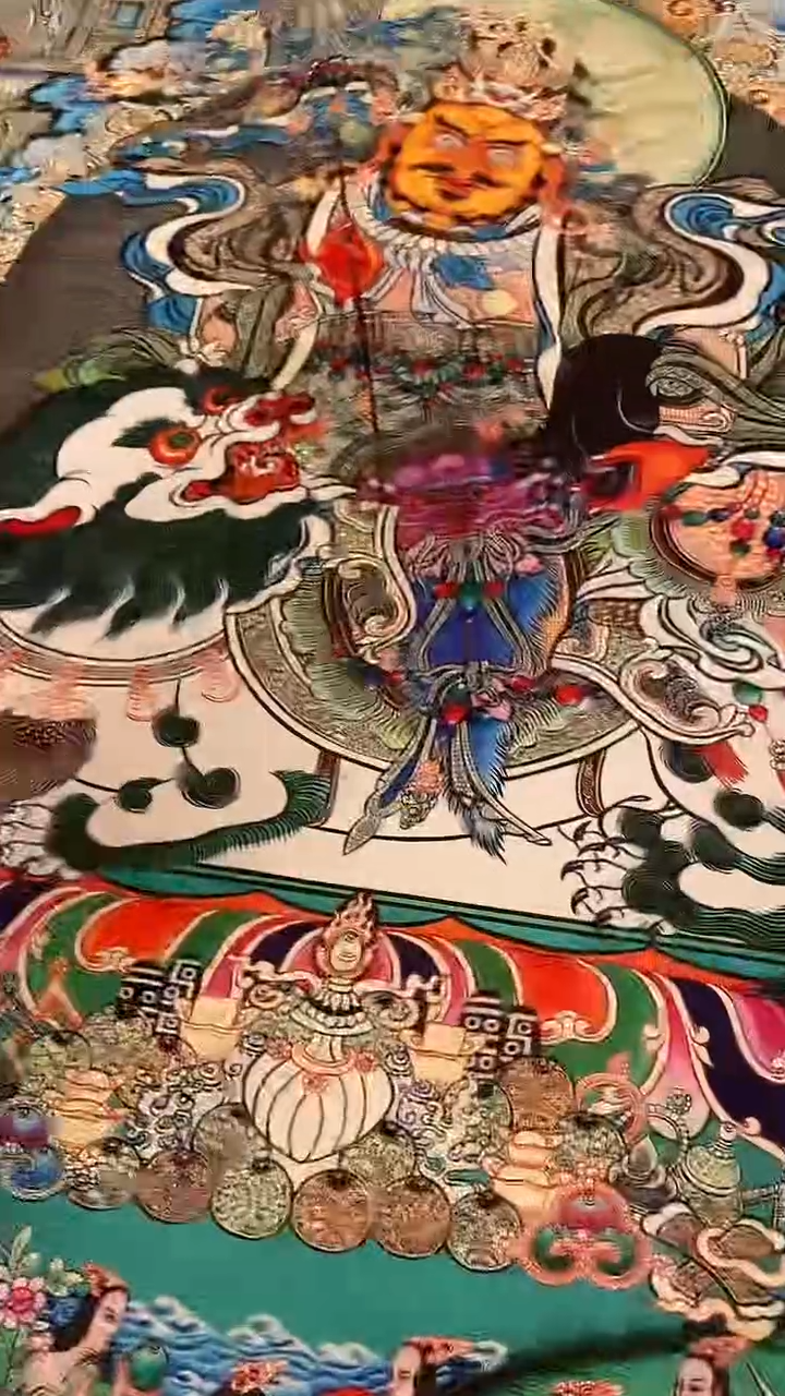 装裱画精美唐卡tk16099