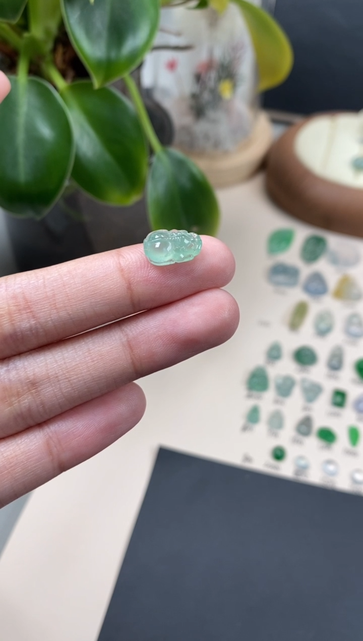 【闪购商品】翡翠颈饰未镶嵌翡翠冰晴裸石