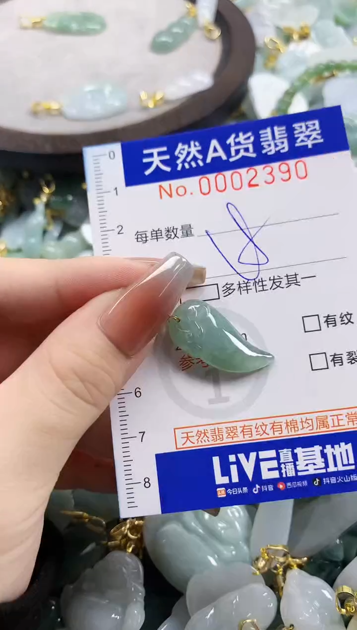 颈饰未镶嵌翡翠天然A货翡翠